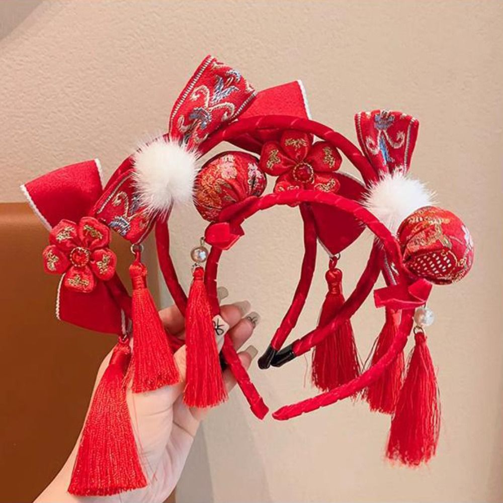 Baby Gear - Diadema infantil con borlas y bolas,