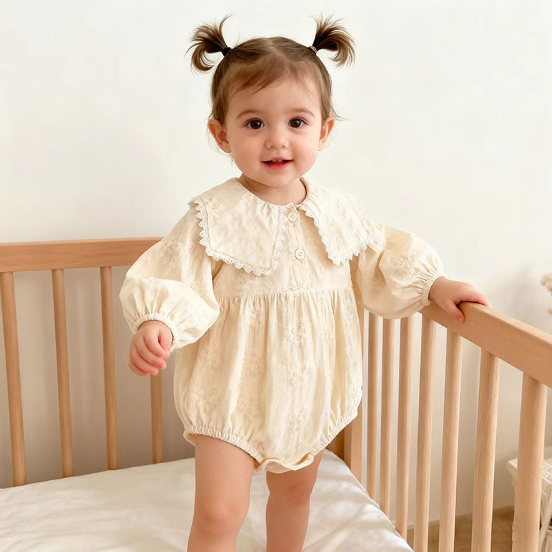 Newborn Baby Girl Romper Floral - Pelele de una pieza de princesa