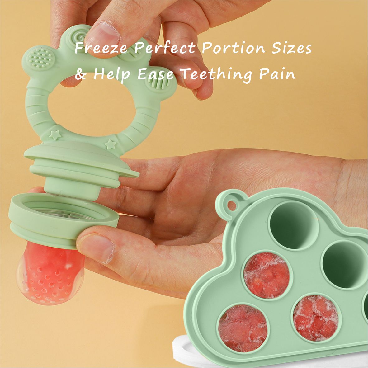 Alimentador de frutas para beb - Feeding reseña y precio
