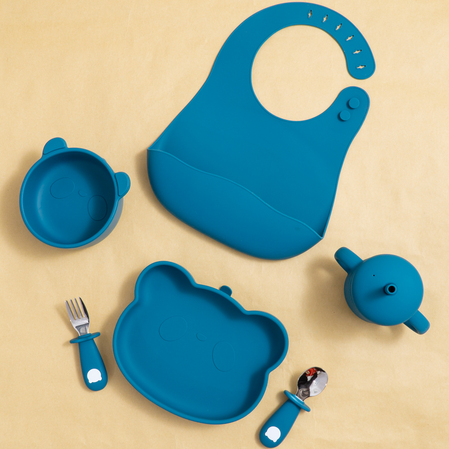 Centro de alimentación para ni - Waterproof Baby Bibs Silicone reseña y precio